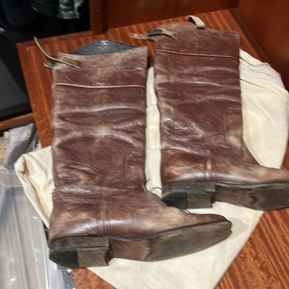 Golden Goose Vintage brown leather boots - Picture 2 of 2